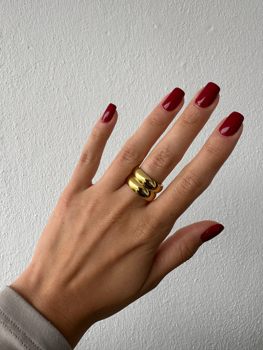 Chunky Ring 18K Gold Plated